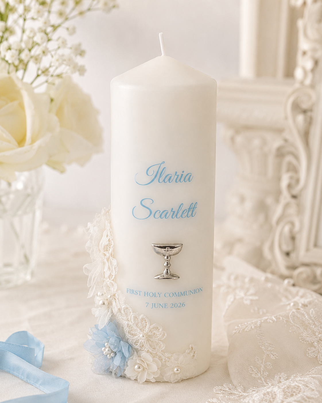 Deluxe First Holy Communion Candle