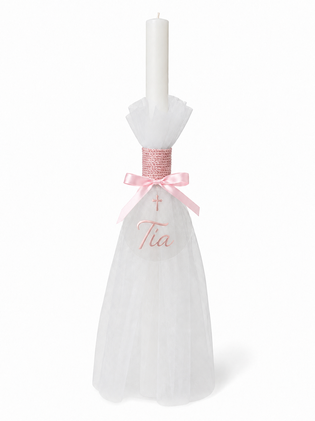 Orthodox Candle with Plaque
