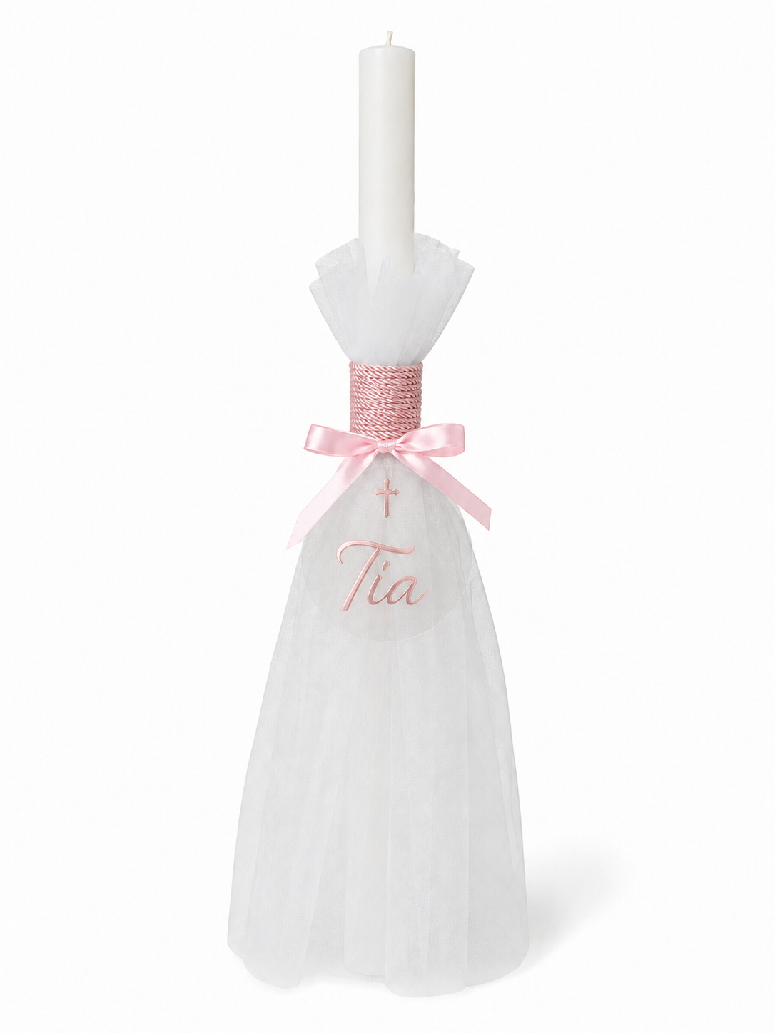 Orthodox Candle with Plaque