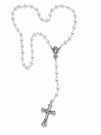 Communion Rosary Beads