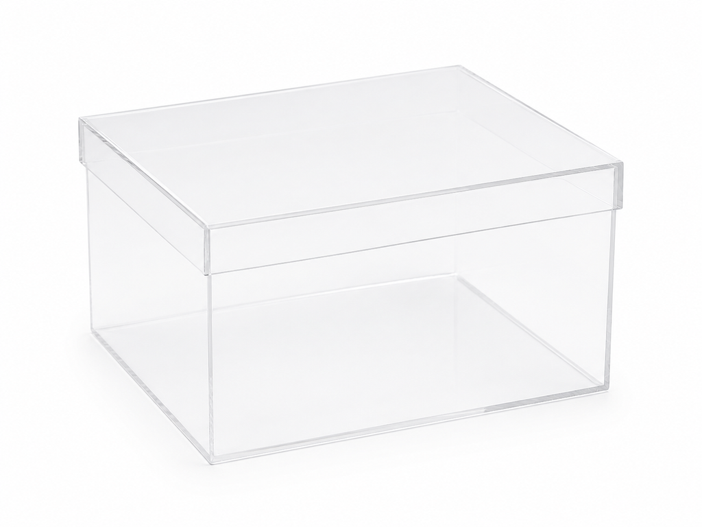 Christening Box Clear
