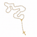 Rosary Beads - Pearl White