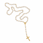 Rosary Beads - Pearl White