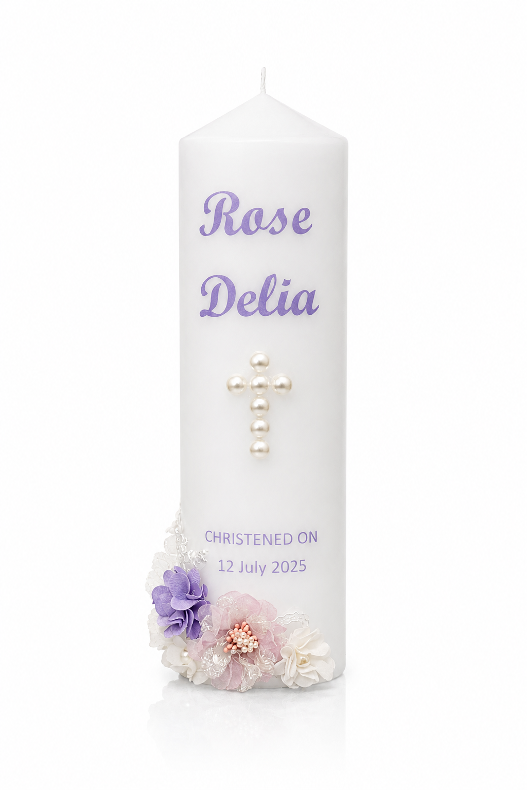 Deluxe Baptism Candle