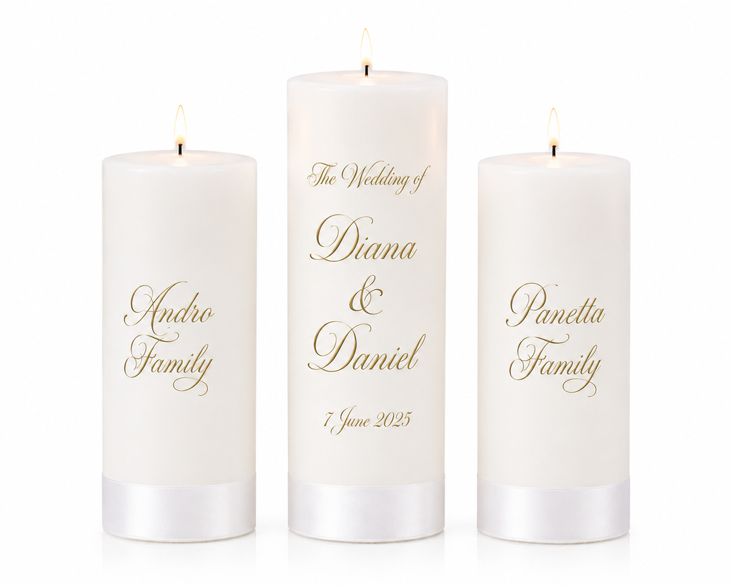 Wedding Trinity Candles