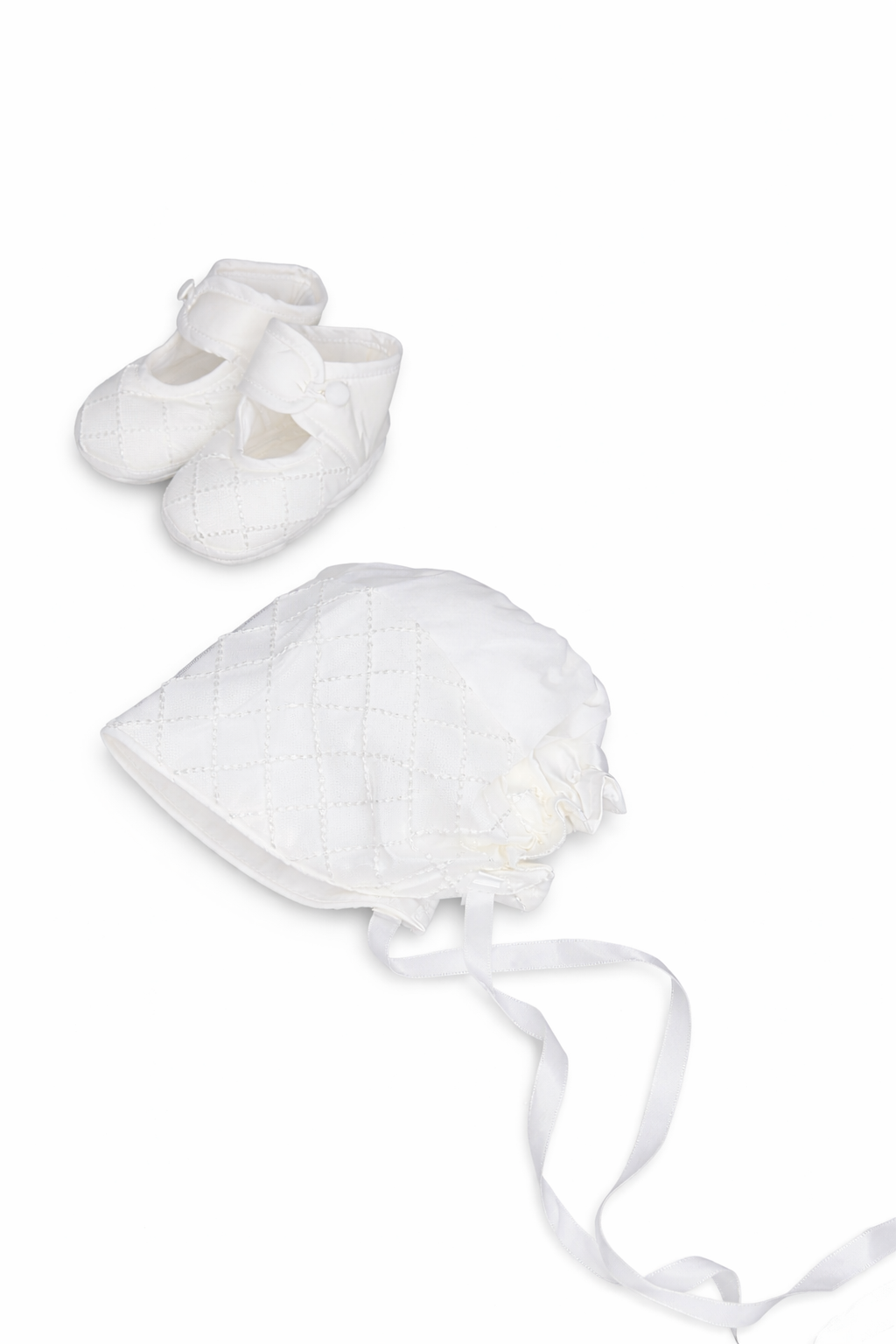 Nicolas Silk Baptism Romper