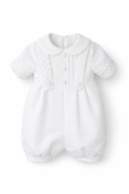 Frederick Baptism Romper- Short