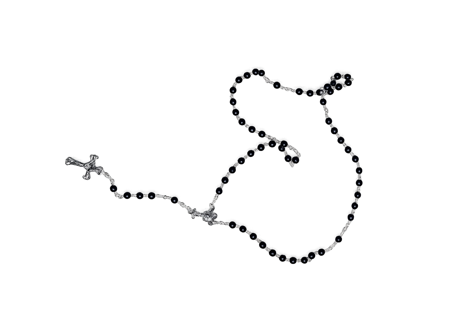 Communion Rosary Beads