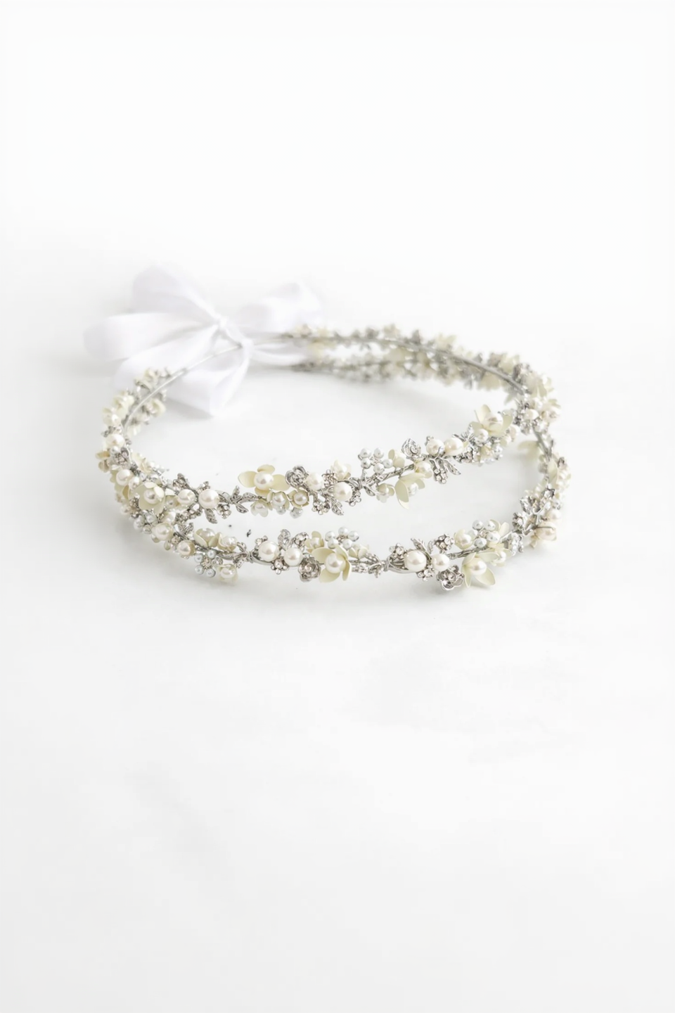 Aphrodite- Silver Stefana Wedding Crowns