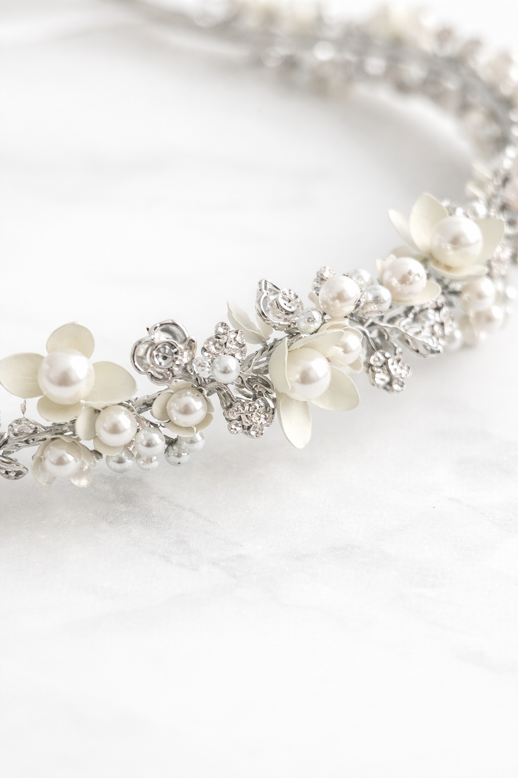 Aphrodite- Silver Stefana Wedding Crowns