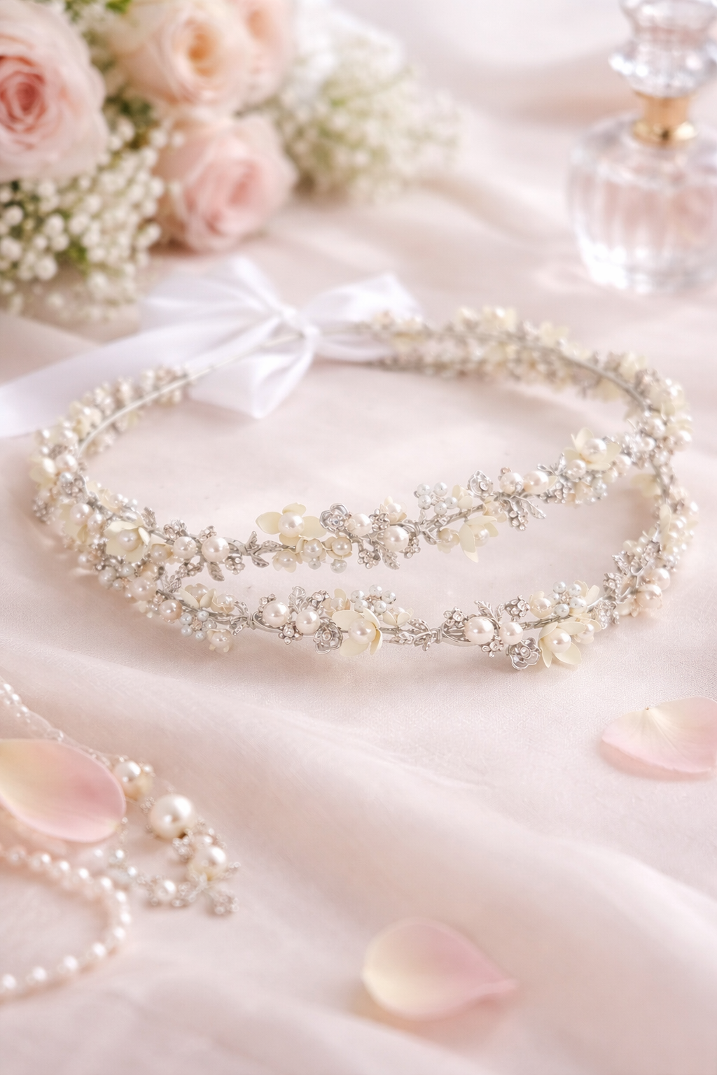 Aphrodite- Silver Stefana Wedding Crowns