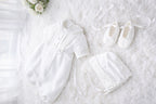 Frederick Baptism Romper- Short