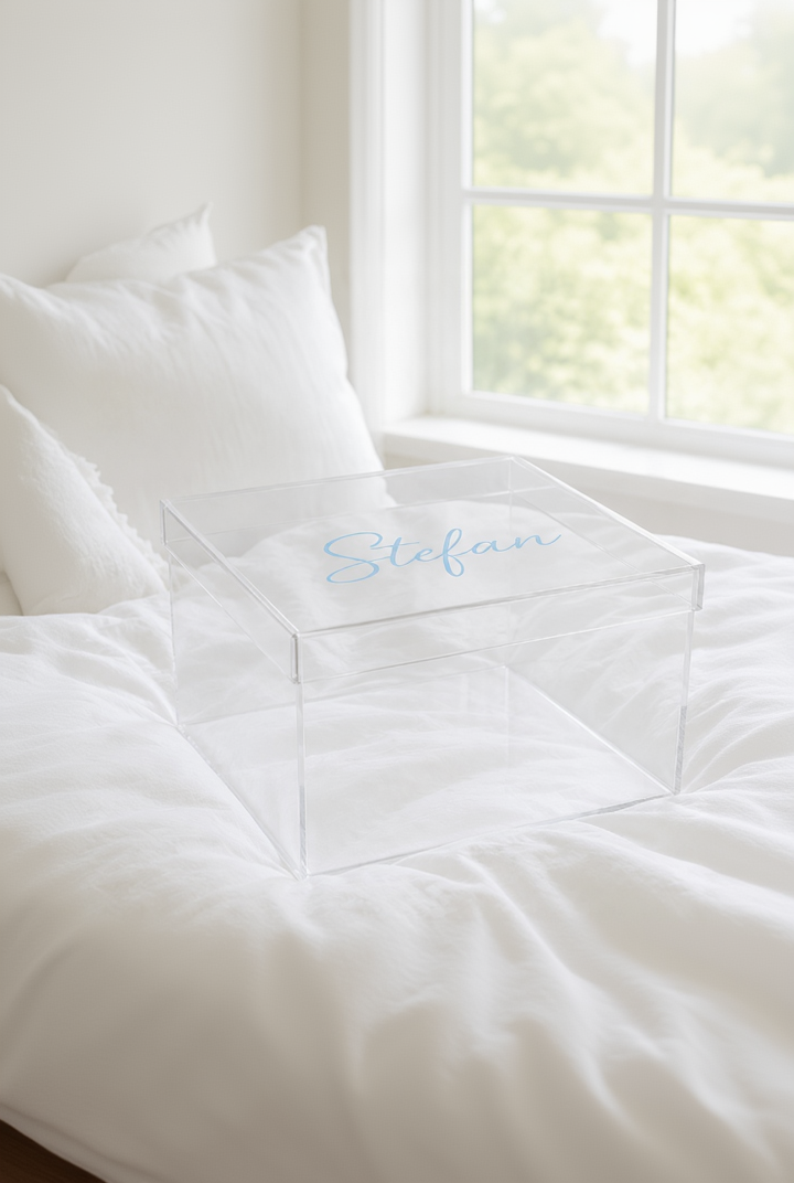 Christening Box Clear