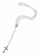 Rosary Beads- Moonstone White