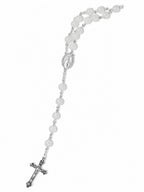 Rosary Beads- Moonstone White