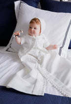 Alexander Baptism Romper and Cape Set