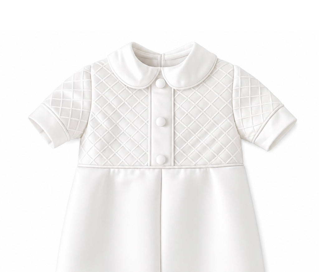 Stefano Baptism Romper