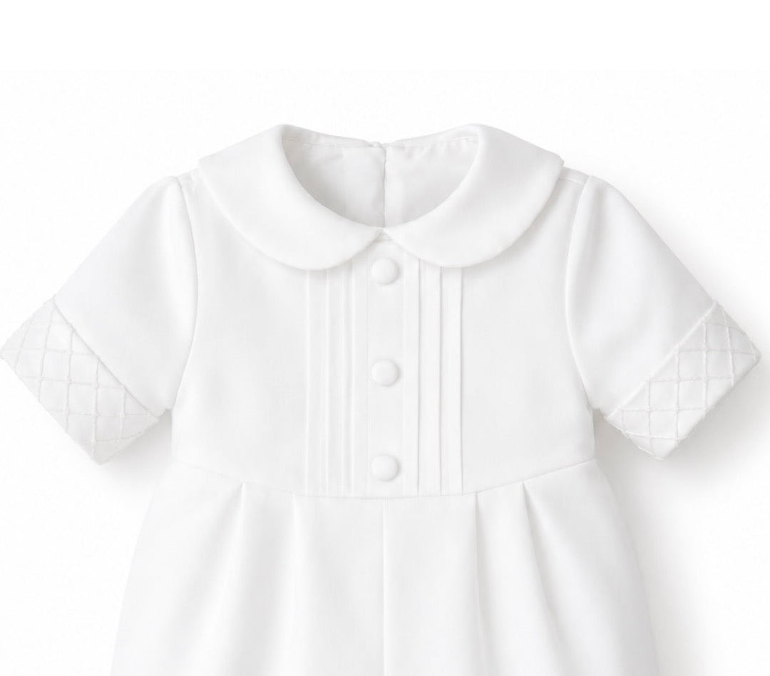 Leonardo Baptism Romper