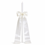 Elegant Orthodox Candle Ivory