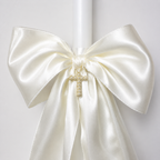 Elegant Orthodox Candle Ivory