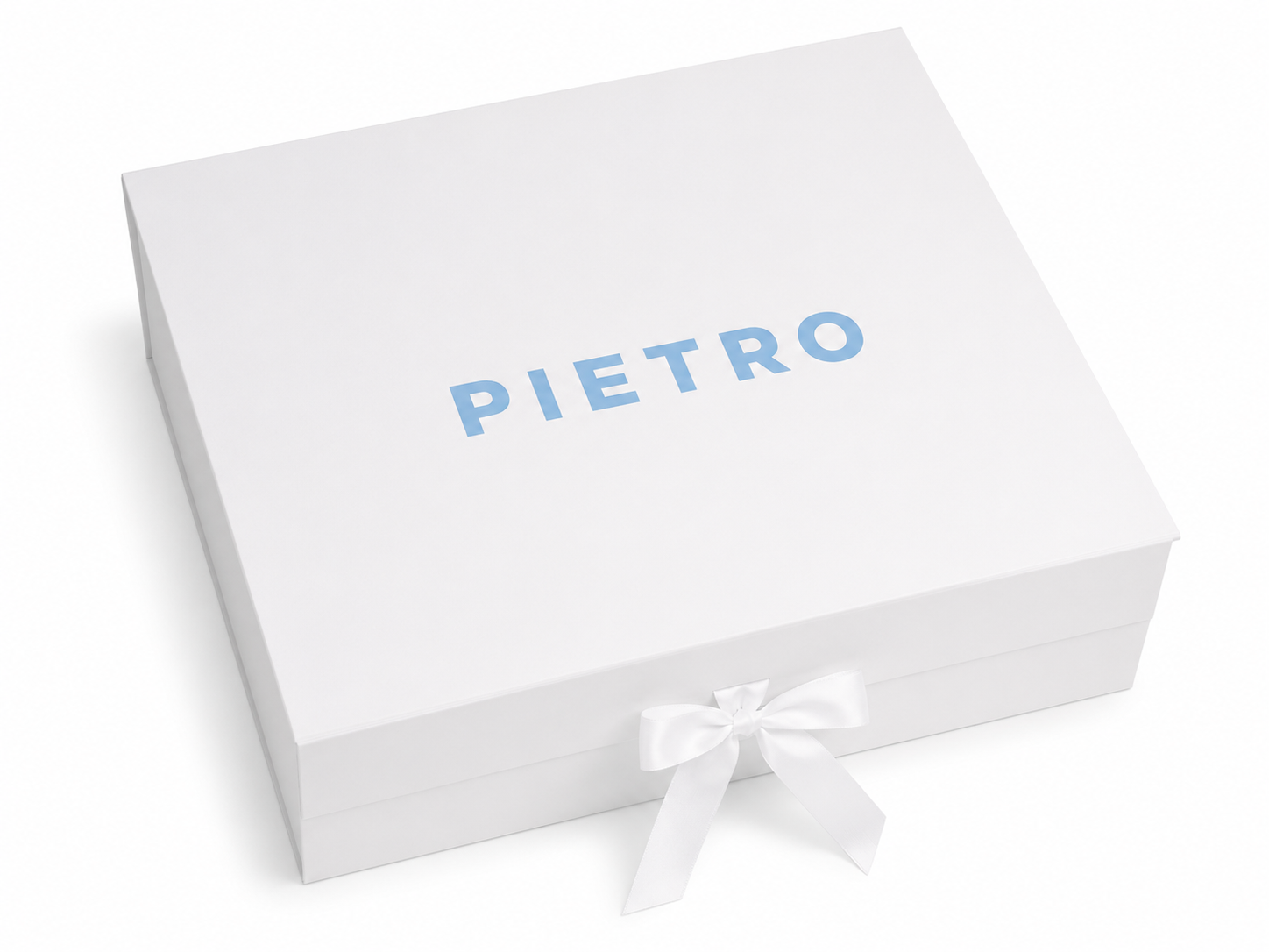 White Christening Box Personalised