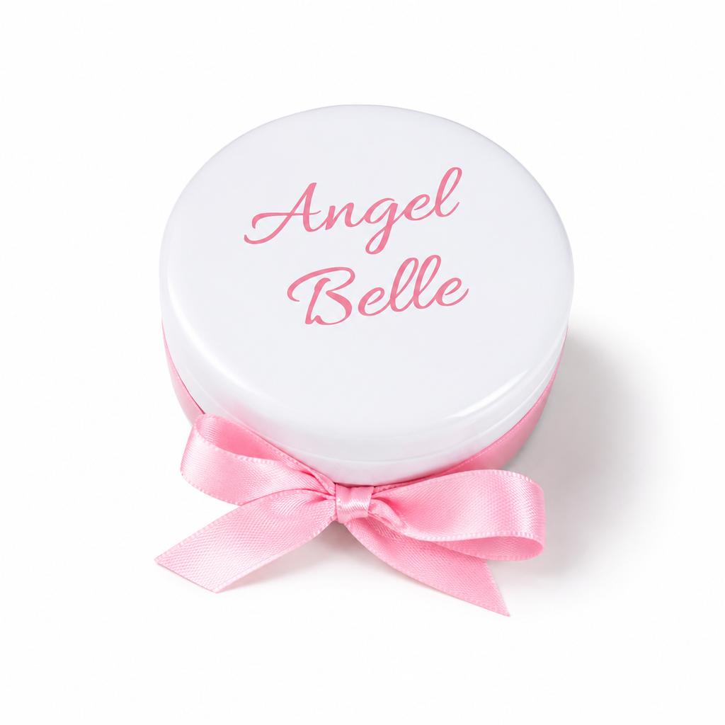 White Personalised Trinket Box