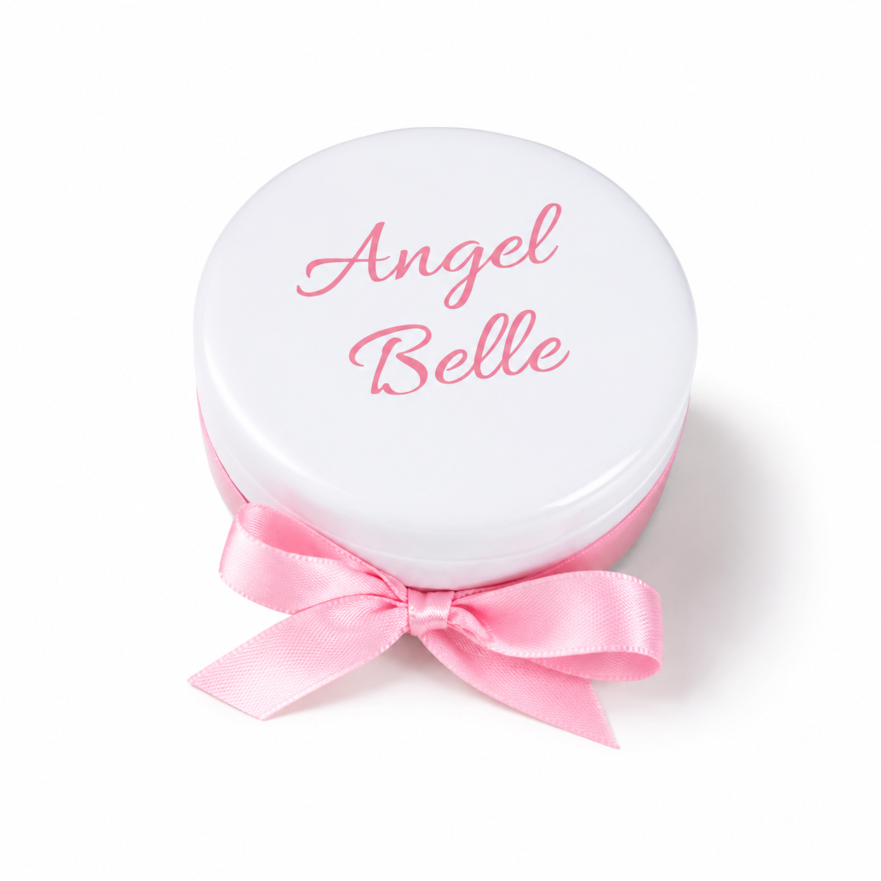 White Personalised Trinket Box