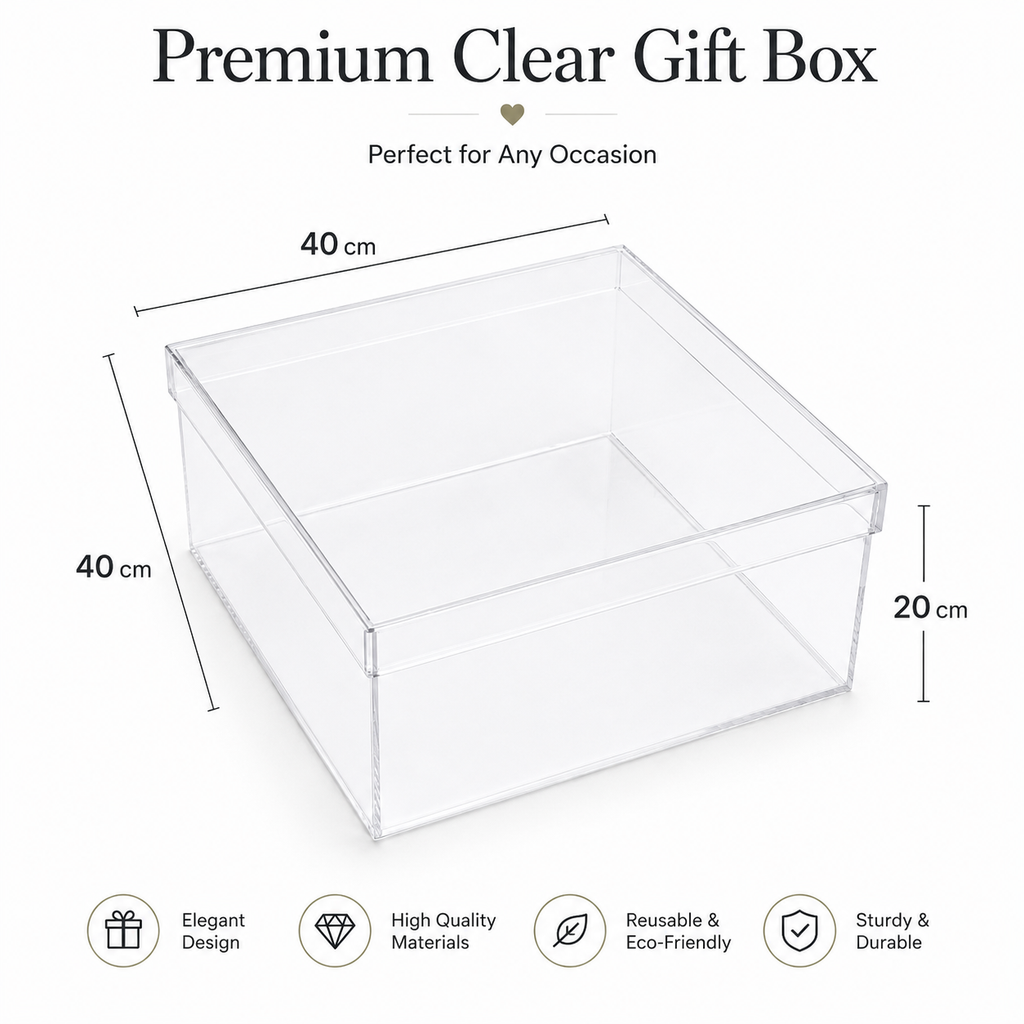 Christening Box Clear