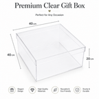 Christening Box Clear