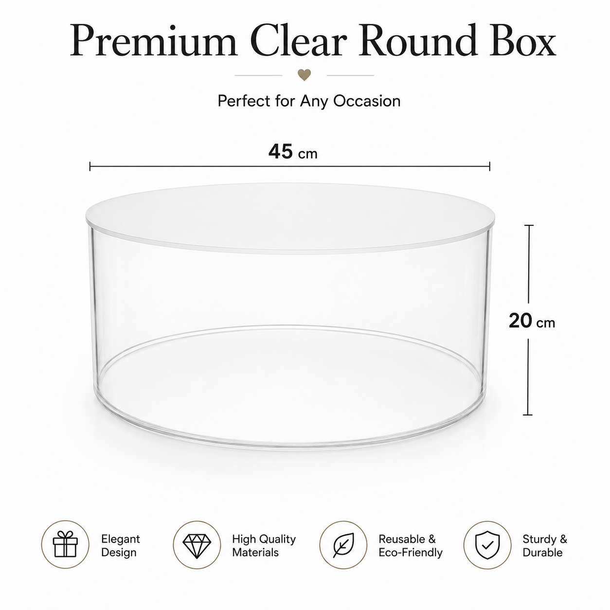 Christening Box Round