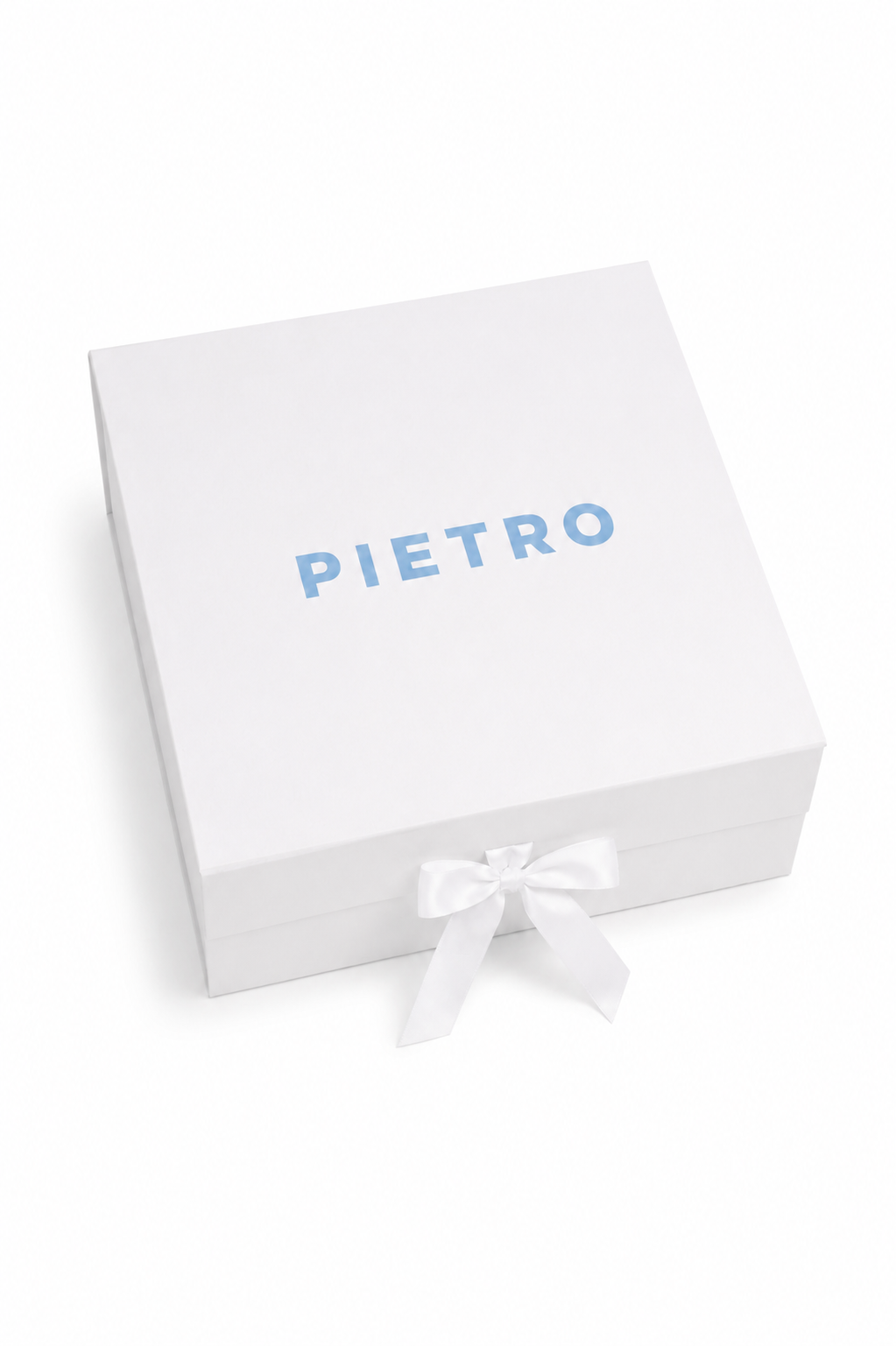 White Christening Box Personalised
