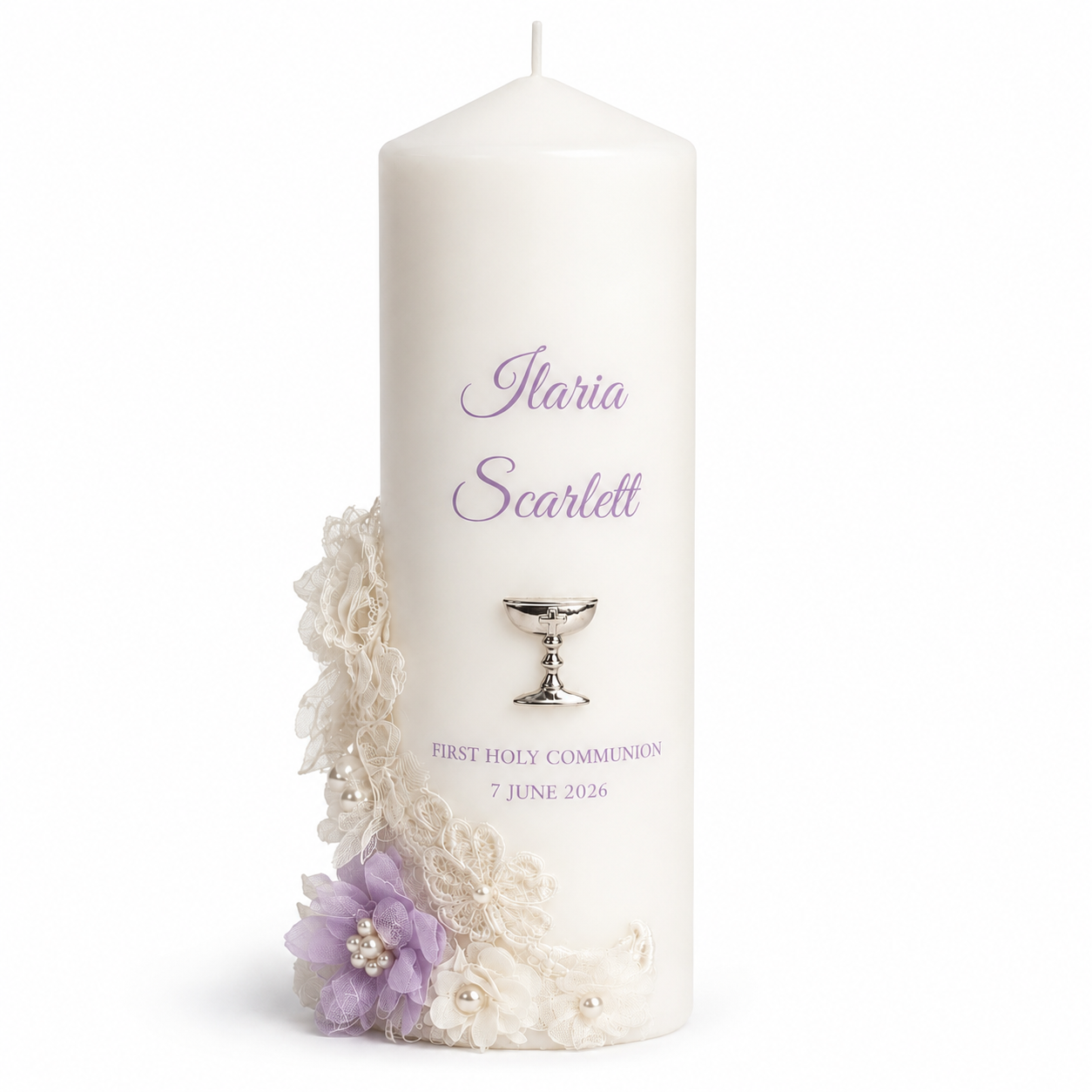 Deluxe First Holy Communion Candle