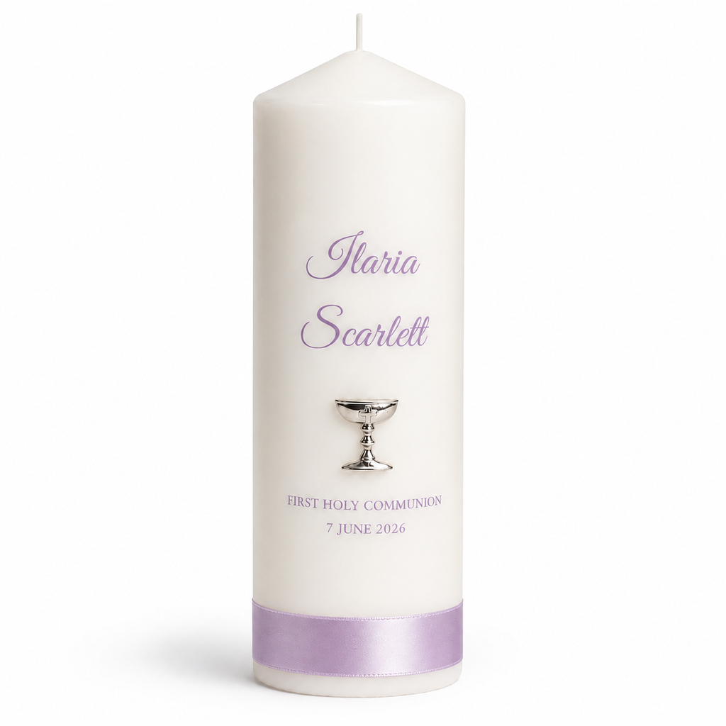 Classic First Holy Communion Candle