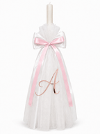 Personalised Orthodox Candle with Tulle