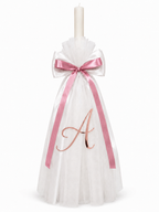 Personalised Orthodox Candle with Tulle
