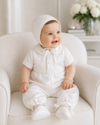 Stefano Baptism Romper