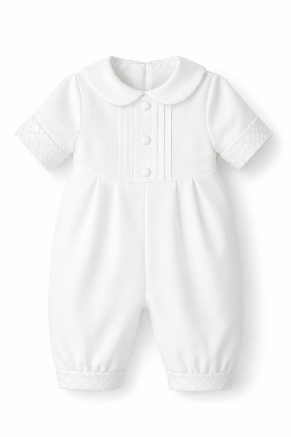 Leonardo Baptism Romper