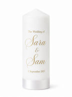 Classic Wedding Candle