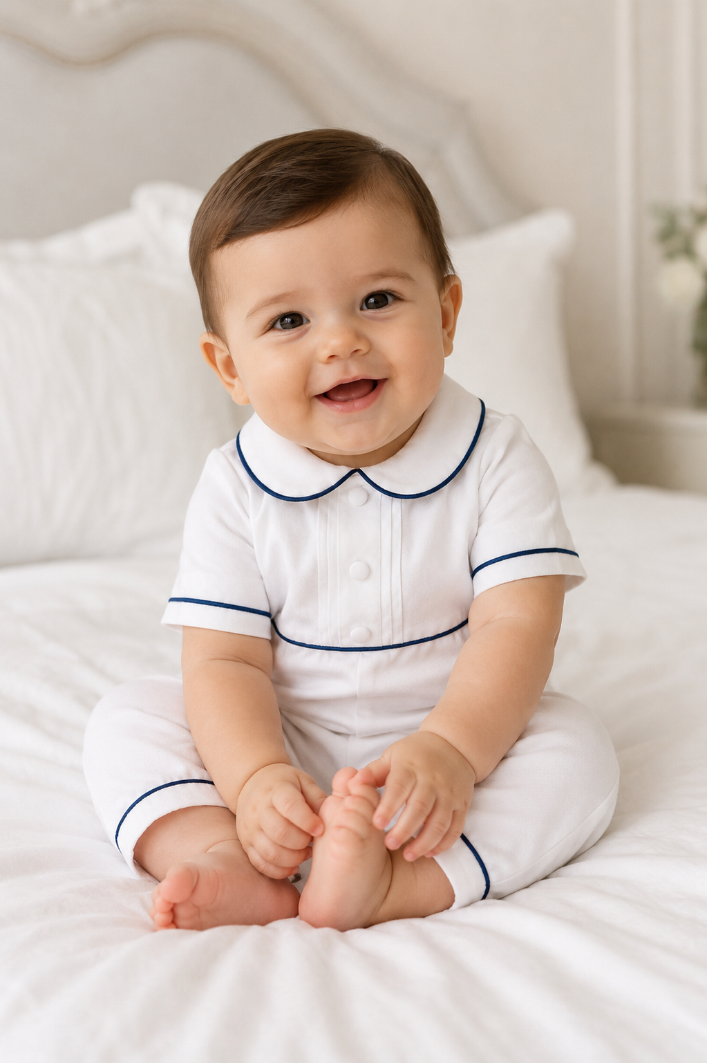 Jude Baptism Romper