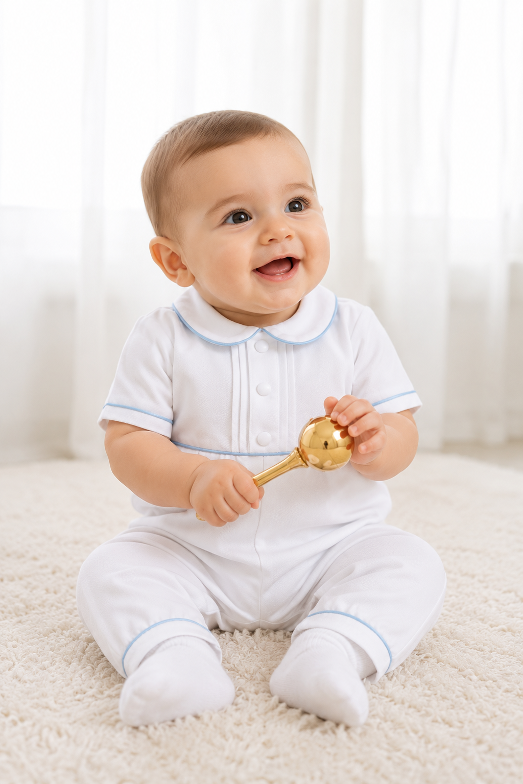 Felix Baptism Romper